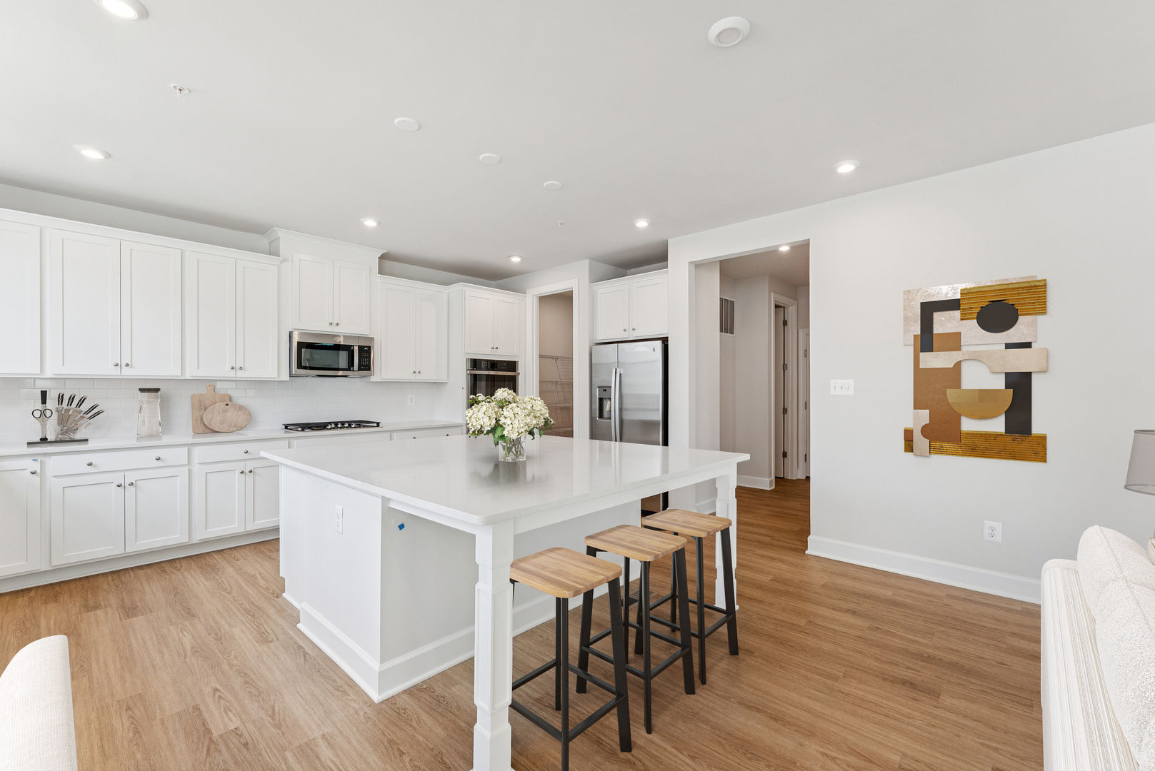Kitchen with Oversized Island