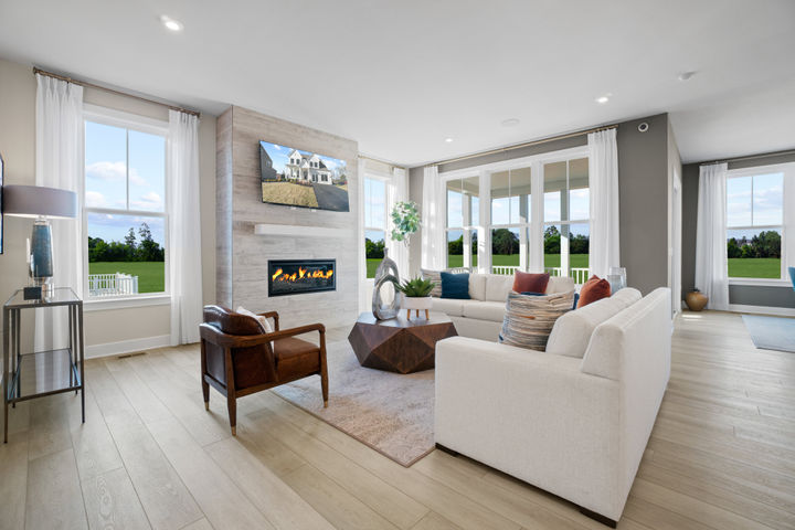 Family Room with Fireplace