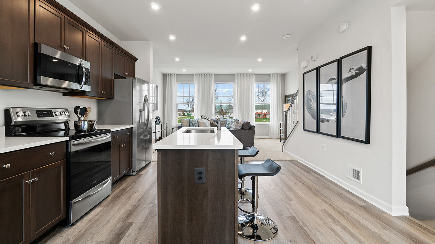 Kitchen with Island Seating