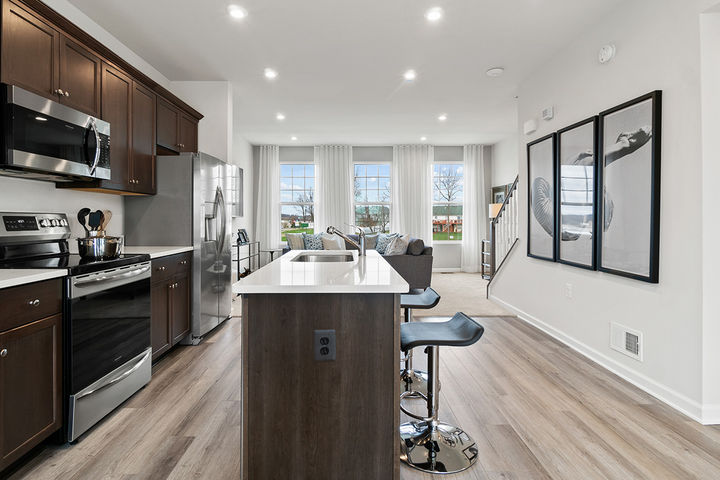 Kitchen with Island Seating