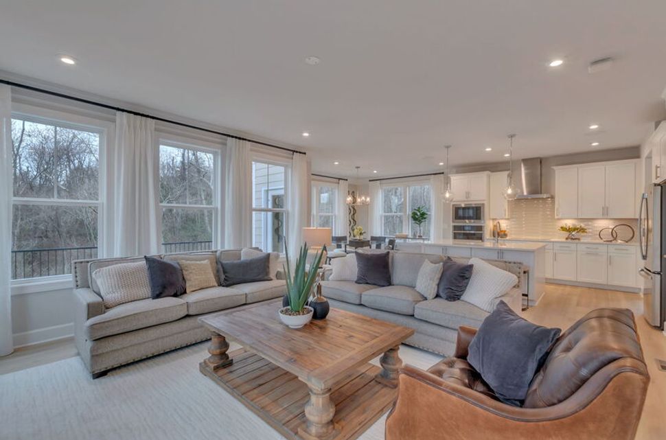 Spacious open concept floor plans