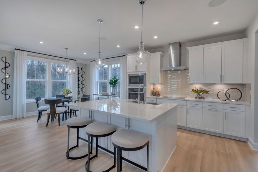 Spacious open concept layouts