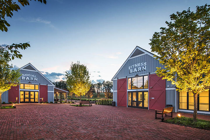 social barn and fitness barn amenities