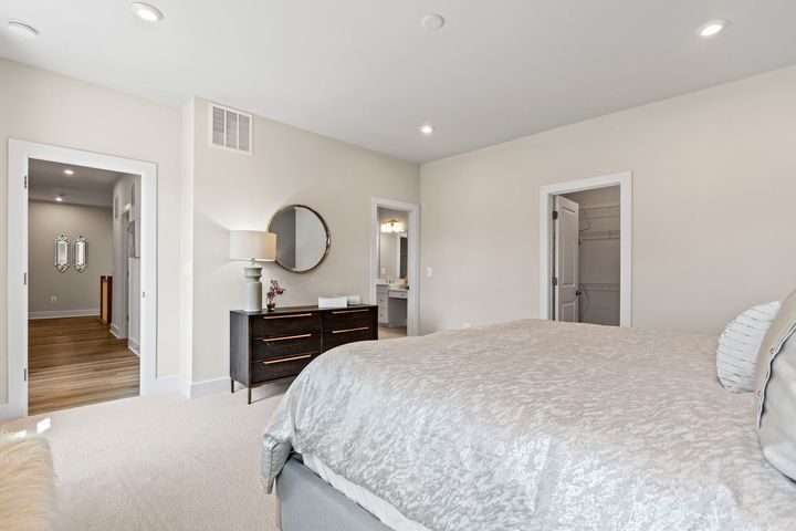 primary bedroom with ensuite bath