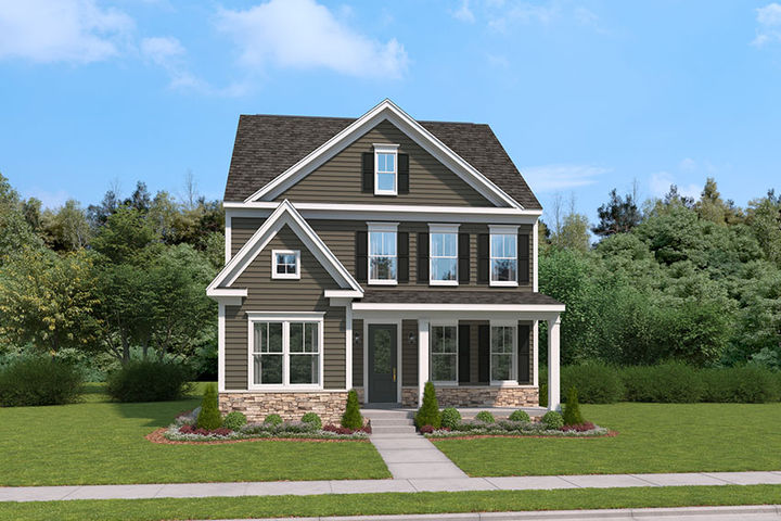 elevation of the saybrook home design