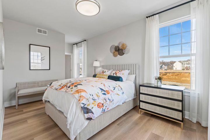 guest bedroom on main level