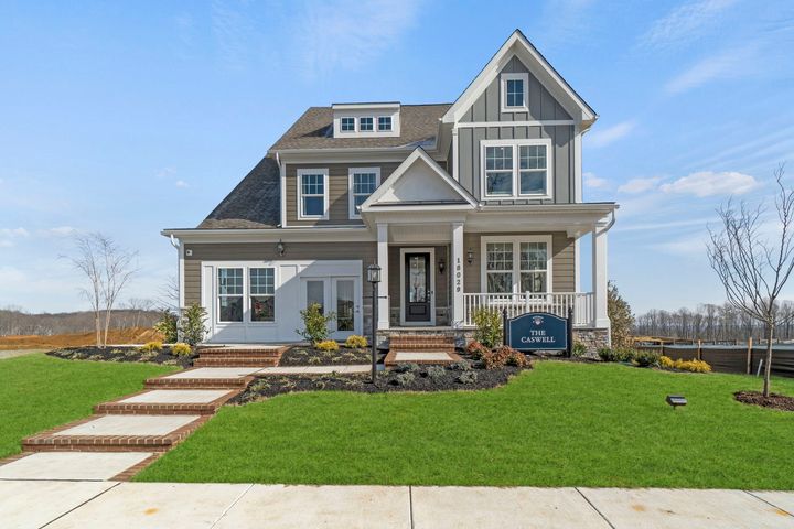 front exterior of the caswell model home