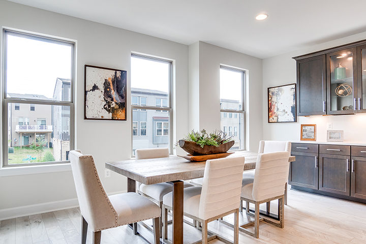Dining Area with Additional Cabinet Space, available on select homesites
