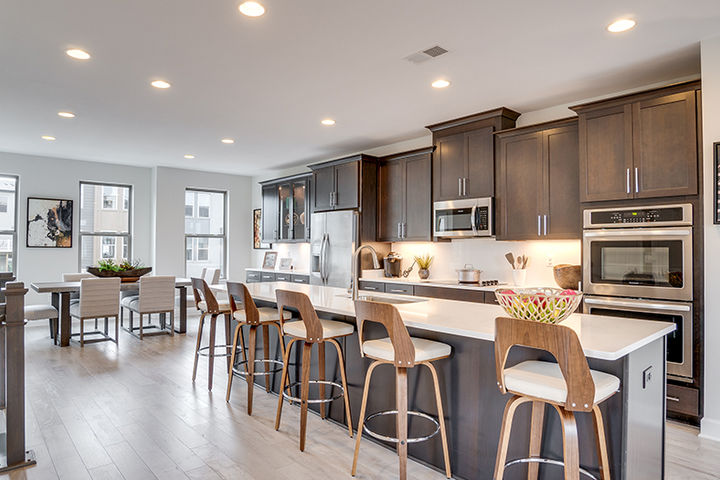 Kitchen with Island Seating