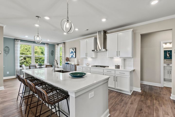 Kitchen with Island Seating