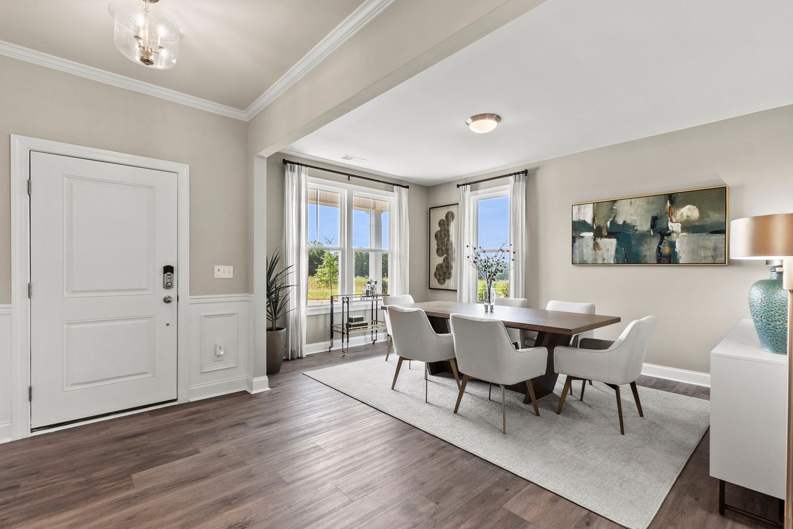 Entry and Dining Room