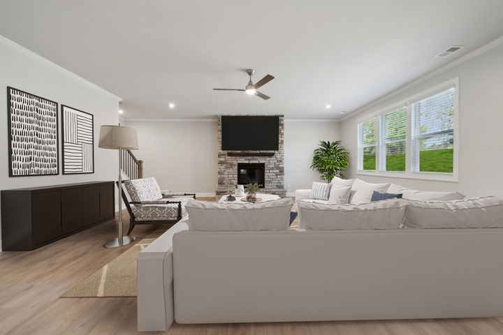 Family Room with Fireplace