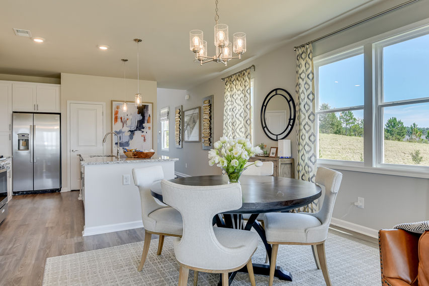 Pendant Lights & Open Rail Stairs