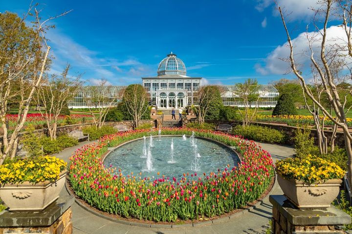 Take a stroll through nearby Lewis Ginter Botanical Garden