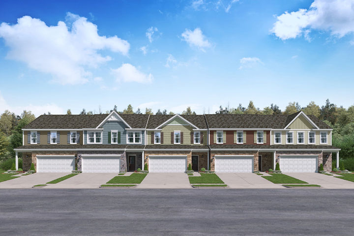 rendering of the exterior building of the beck home design