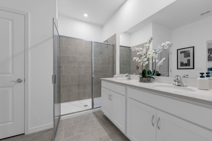 Primary Bathroom with Double Vanity