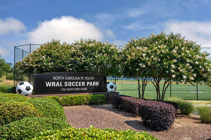 soccer fields at WRAL soccer park