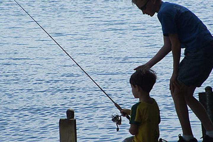 Nearby fishing at Lake Murray