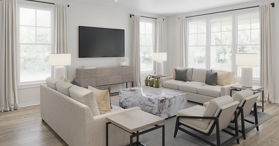 family room with large sofas and bright windows