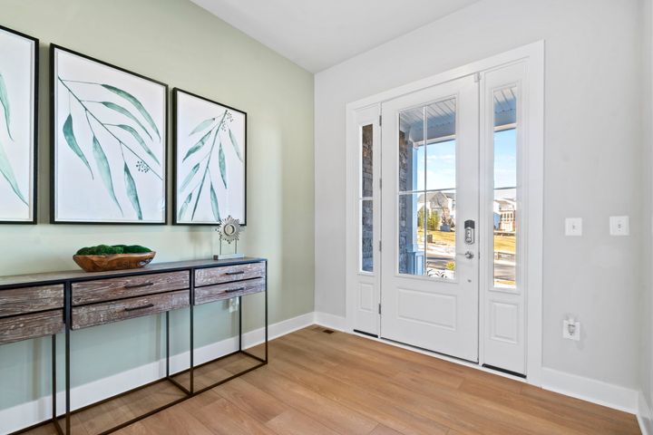 foyer with lvp flooring