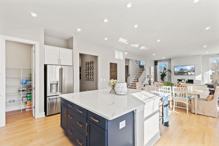 kitchen with ge appliances