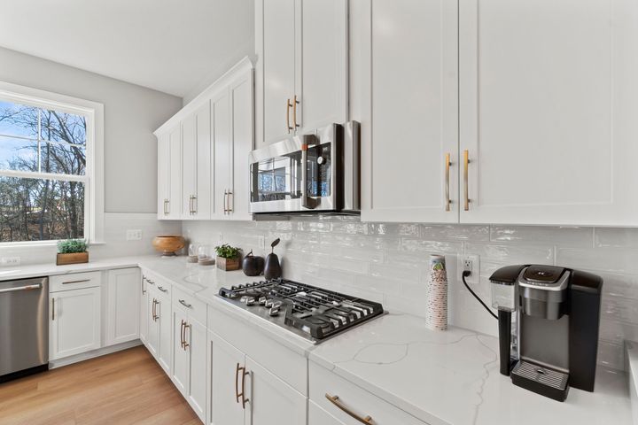 kitchen with gas stove