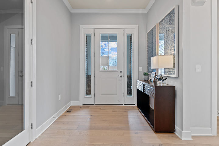 foyer with lvp flooring