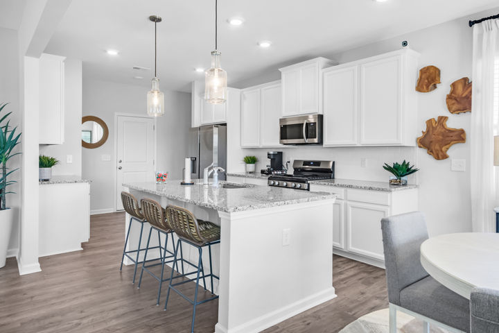 Kitchens with Large Kitchen Island and Stool Seating