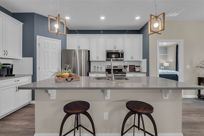 Kitchen with Large Center Island