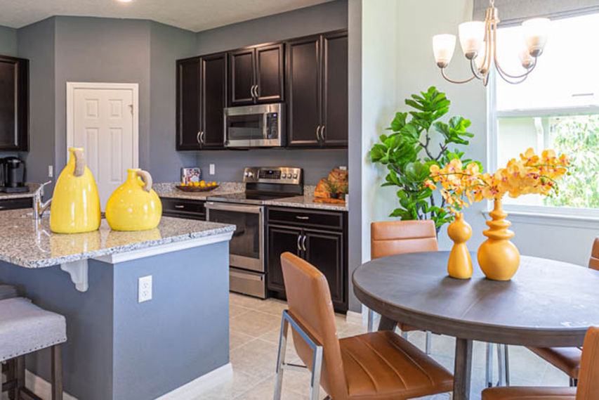 Open Concept Kitchen and Dining Area