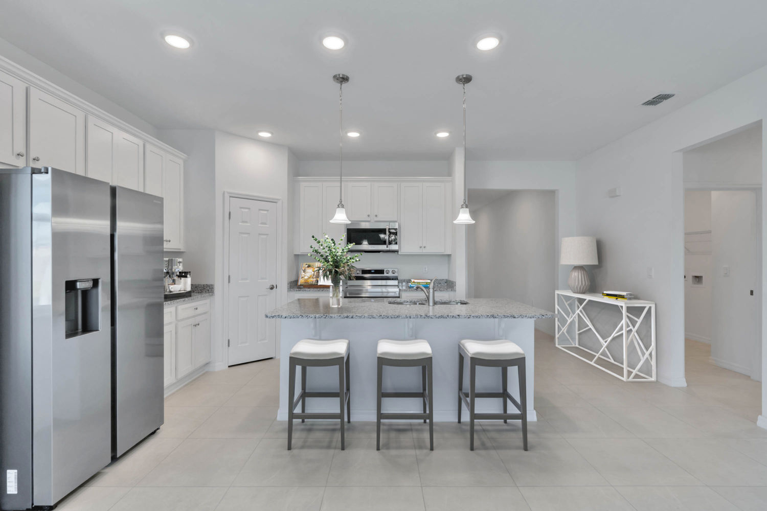 kitchen with stainless steel appliances