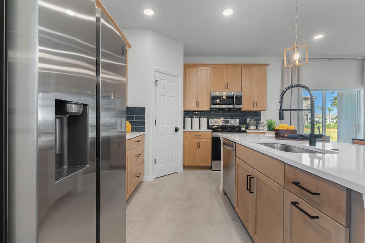 kitchen with island