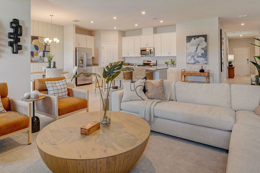 open floor plan of the juniper