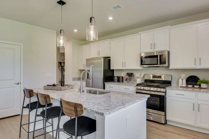 Kitchen with Island Seating