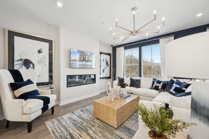 Family Room with Fireplace available on select homesites