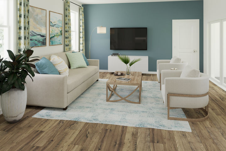 Living Room at The Overton