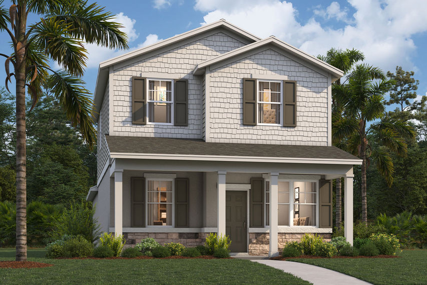  2-level single-family home with open-concept layout