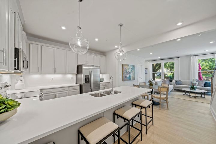 kitchen island with counter seating