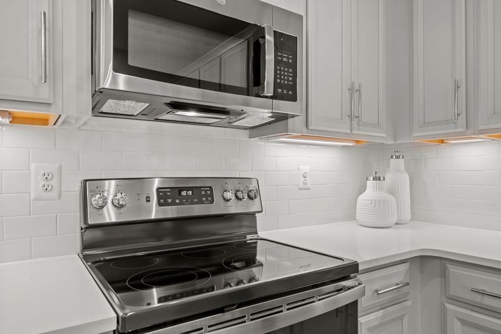 stainless steel appliances