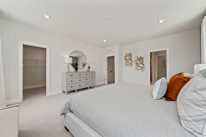 bedroom with ensuite bath