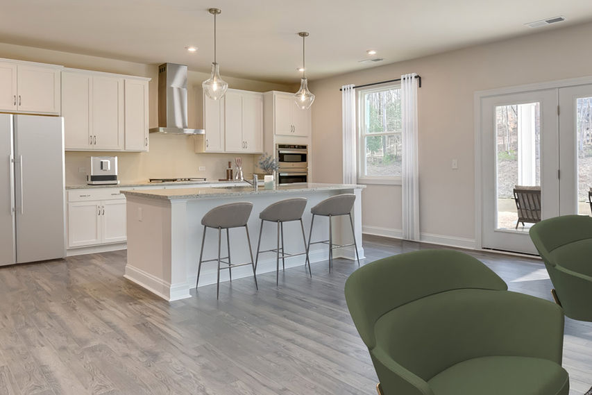 Gourmet Kitchen & Oak Stairs