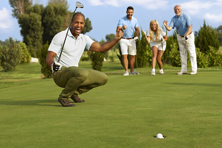 group golfing