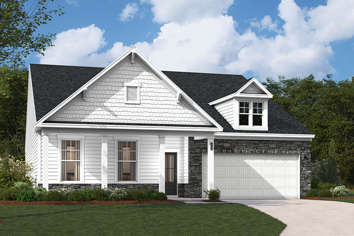 exterior rendering of The Easton home design
