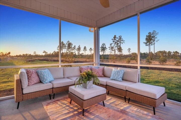 rear screened porch