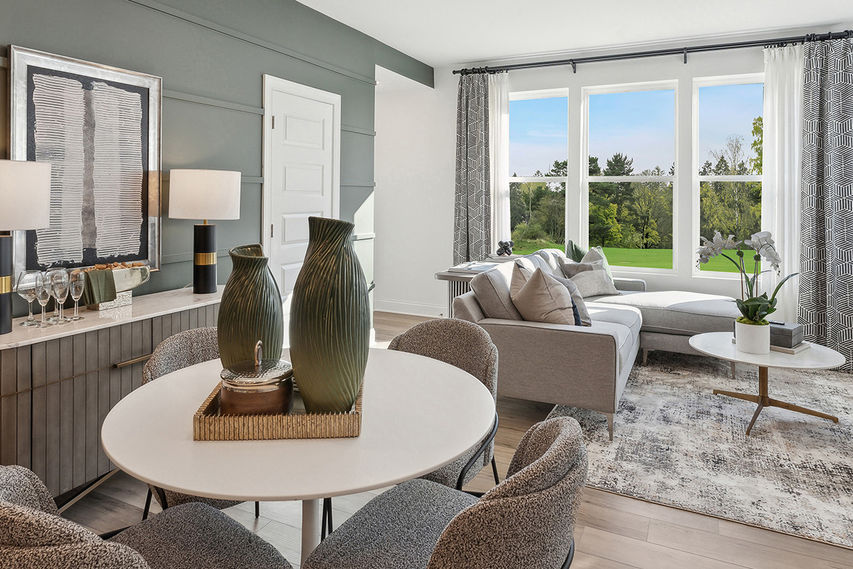 open floor plan of the tessa condo