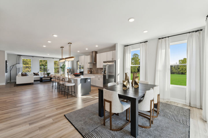 dining kitchen family room