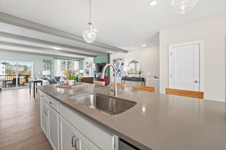 kitchen island with sink