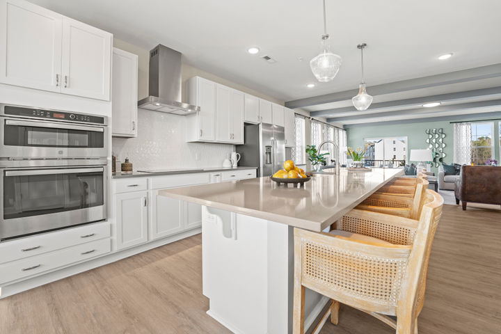 kitchen island with seating