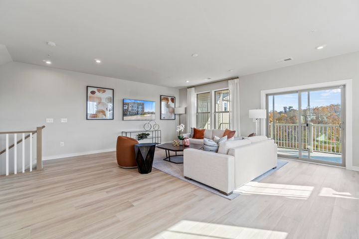 Family Room and Access to Covered Porch