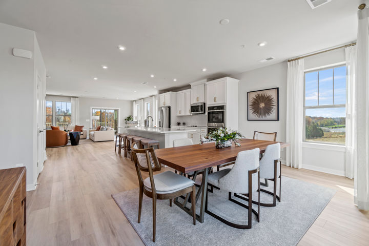 Dining Area, Kitchen and Family Room